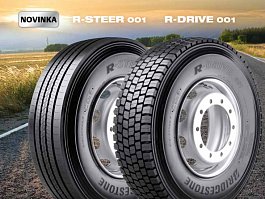 Nové pneumatiky Bridgestone R-STEER 001 a R-DRIVE 001